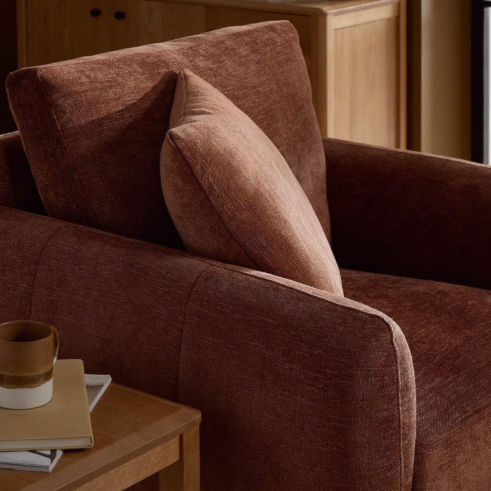 Zara Armchair in Arlan Copperwood Fabric 5