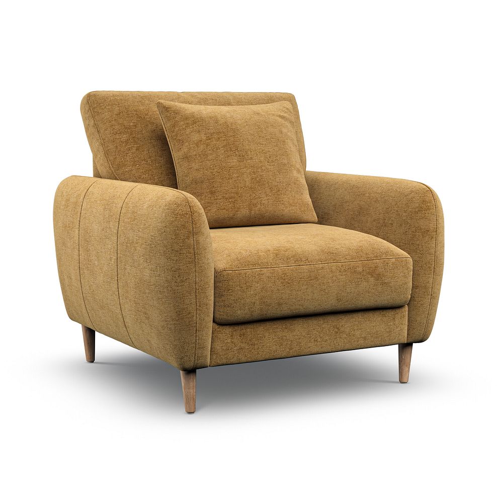 Zara Armchair in Arlan Honeycomb Fabric 1