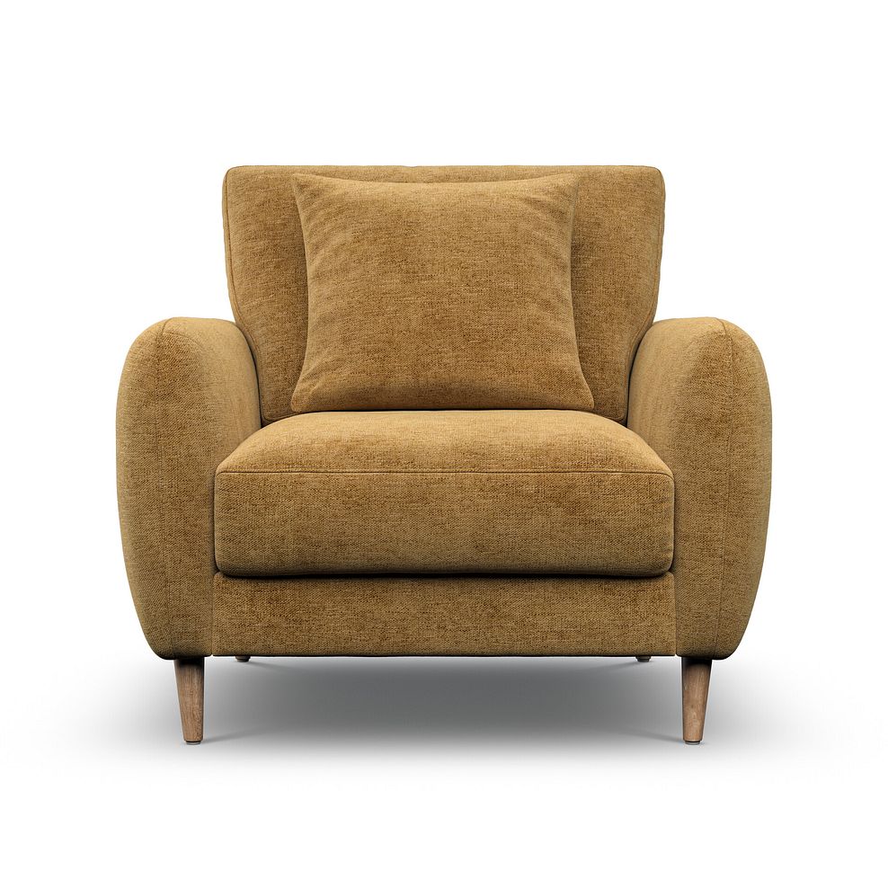 Zara Armchair in Arlan Honeycomb Fabric 2