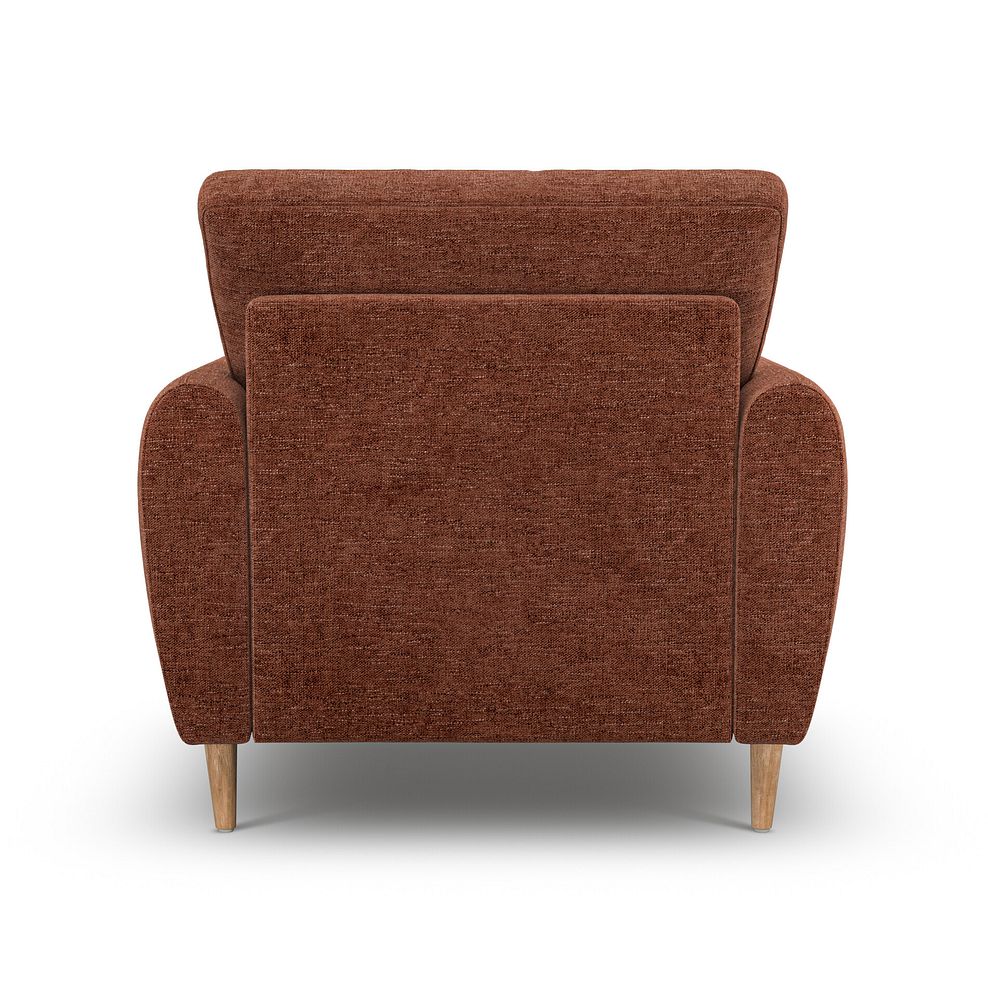 Zara Armchair in Arlan Rosewood Fabric 4
