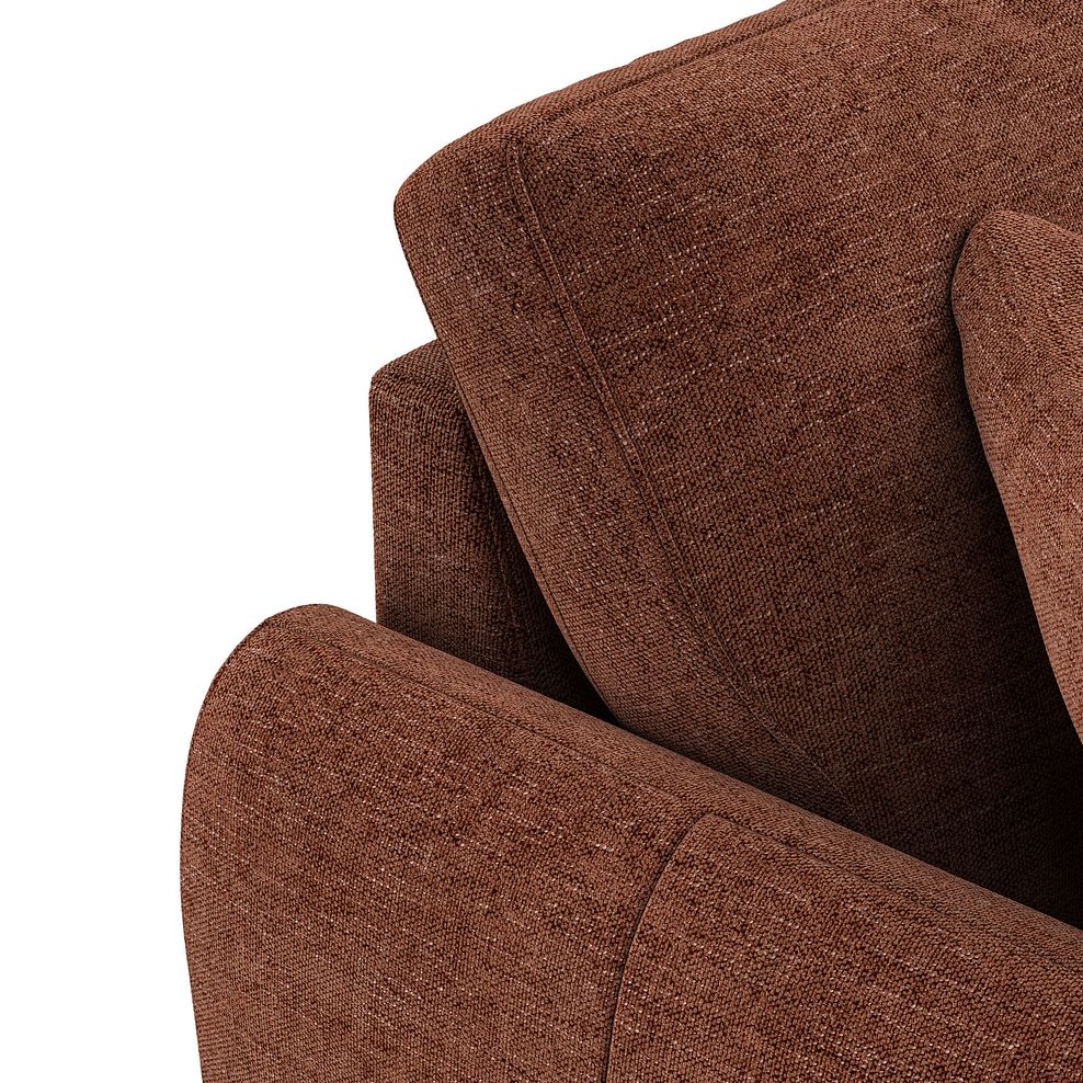 Zara Armchair in Arlan Rosewood Fabric 9