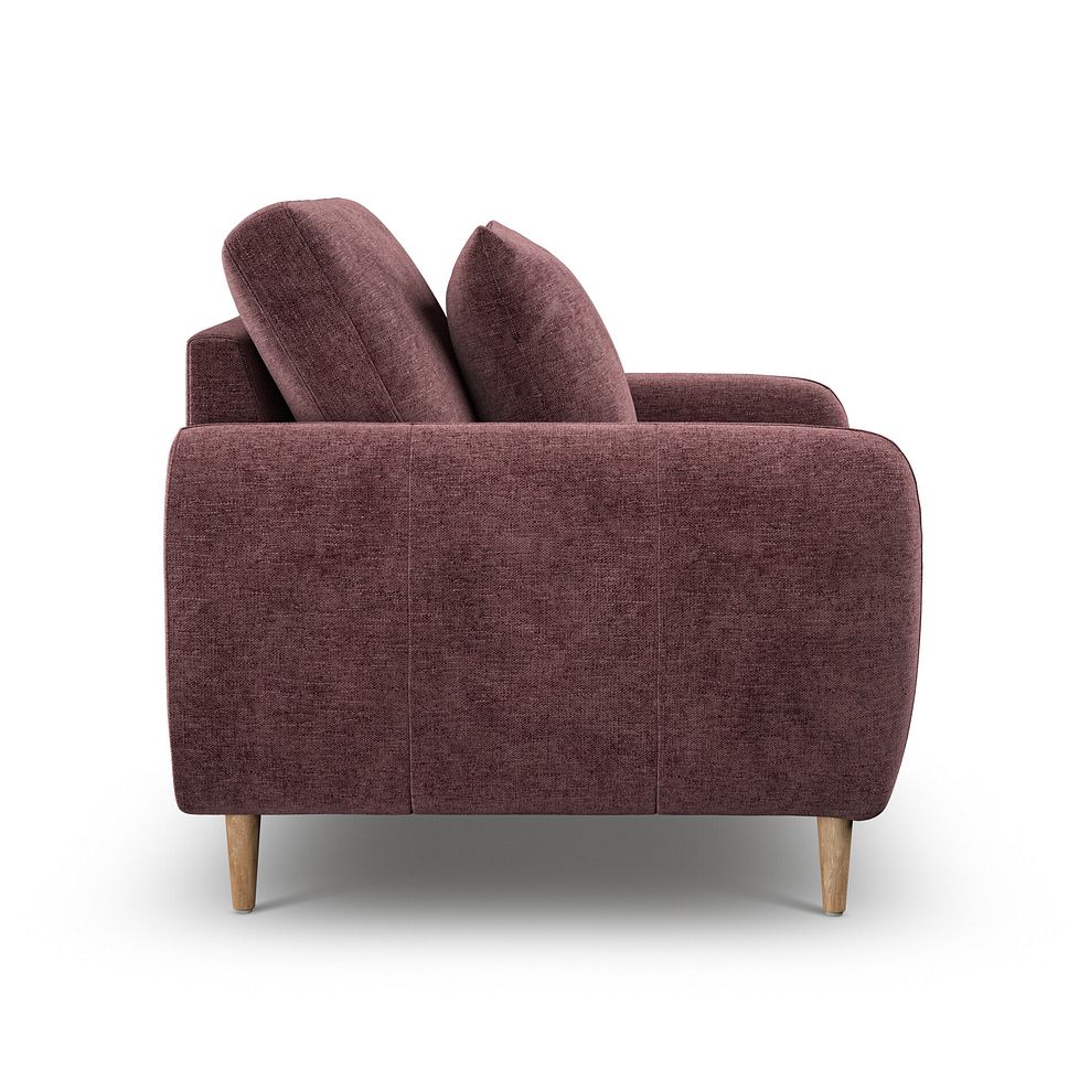 Zara Armchair in Arlan Rosewood Fabric 4