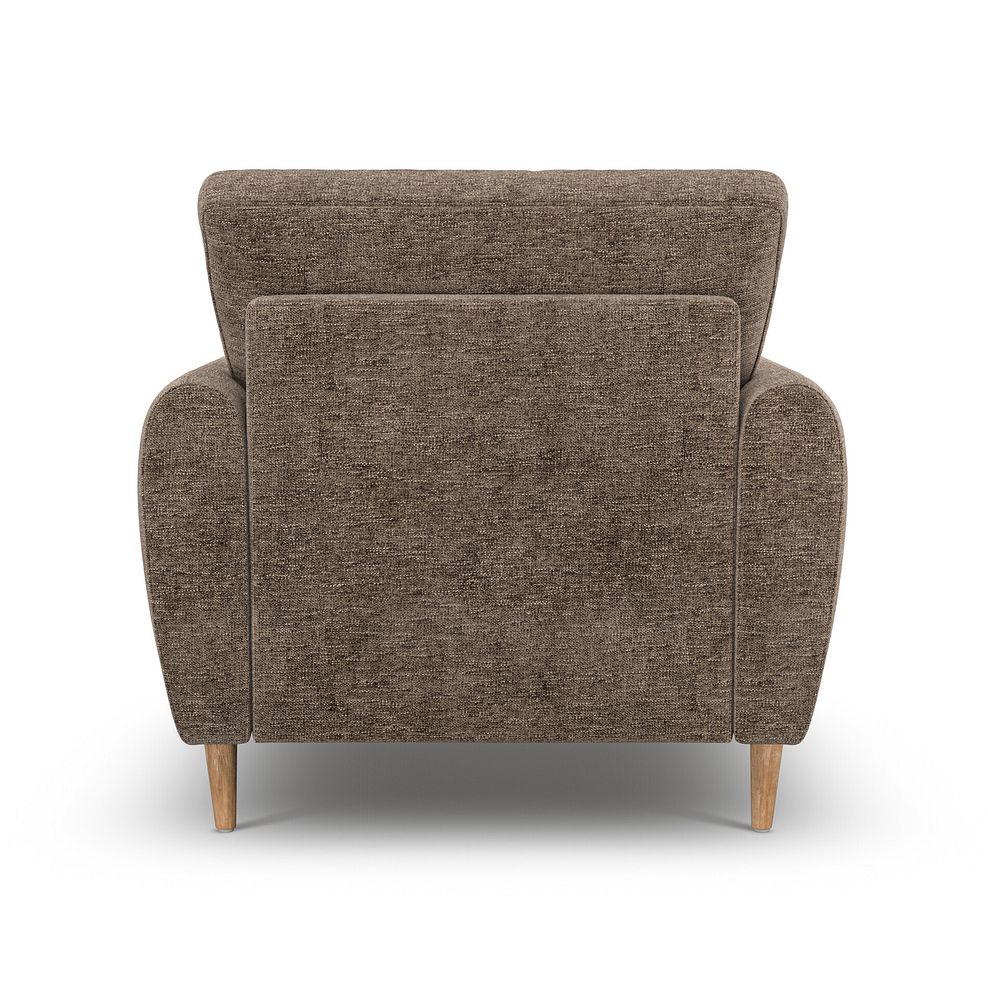 Zara Armchair in Arlan Smokestone Fabric 4