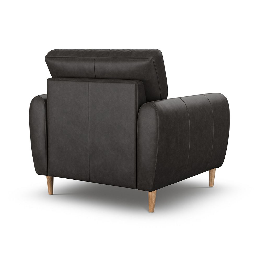 Zara Armchair in Ash Leather 3