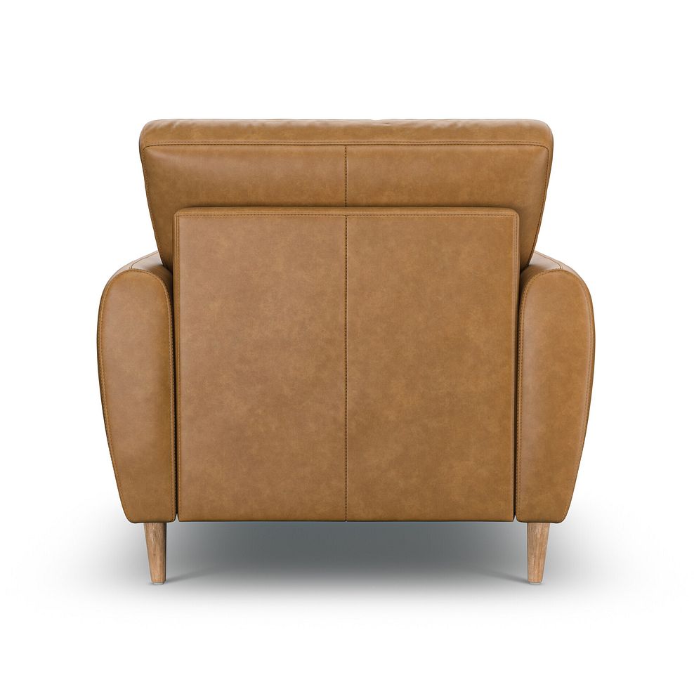 Zara Armchair in Brown Leather 4