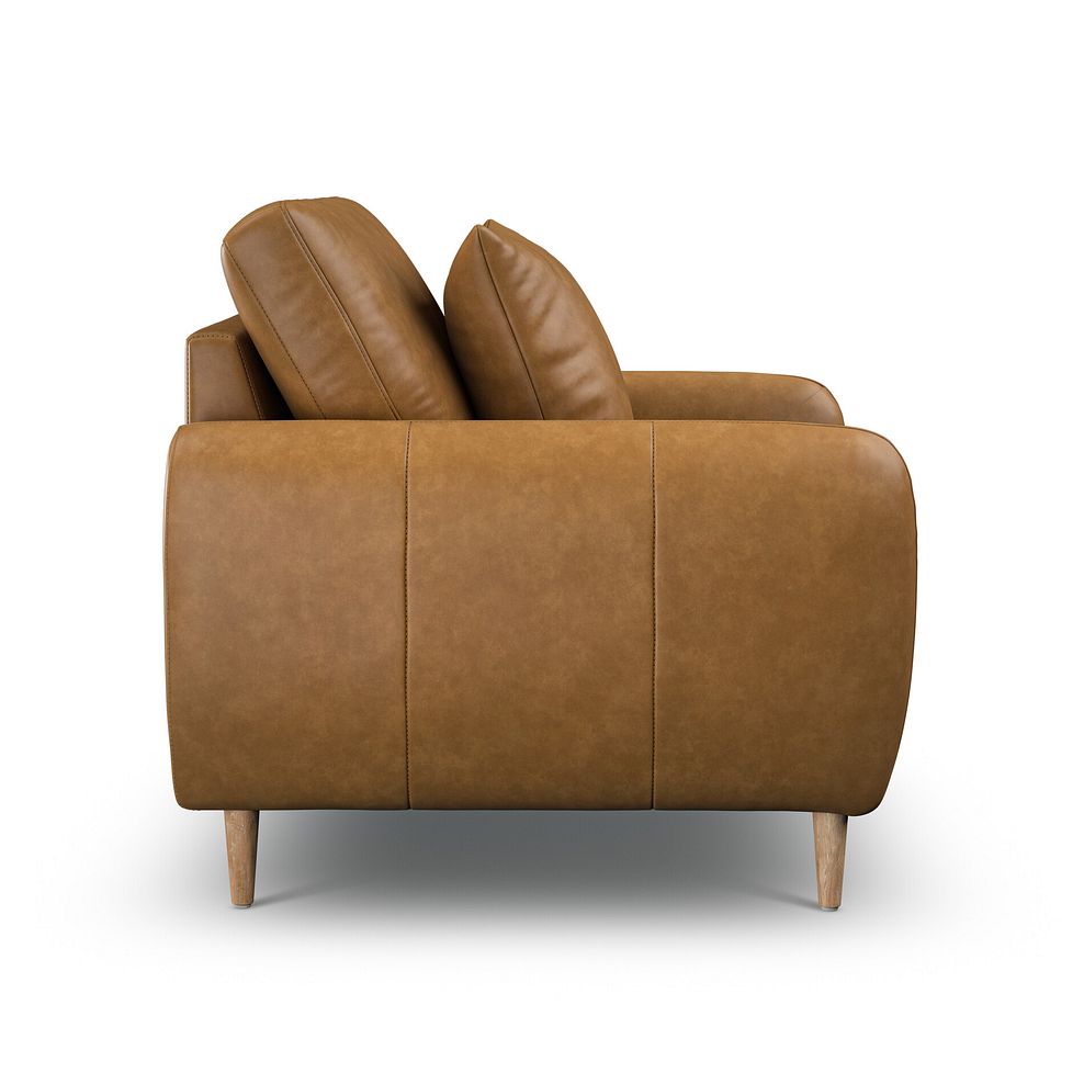 Zara Armchair in Brown Leather 5
