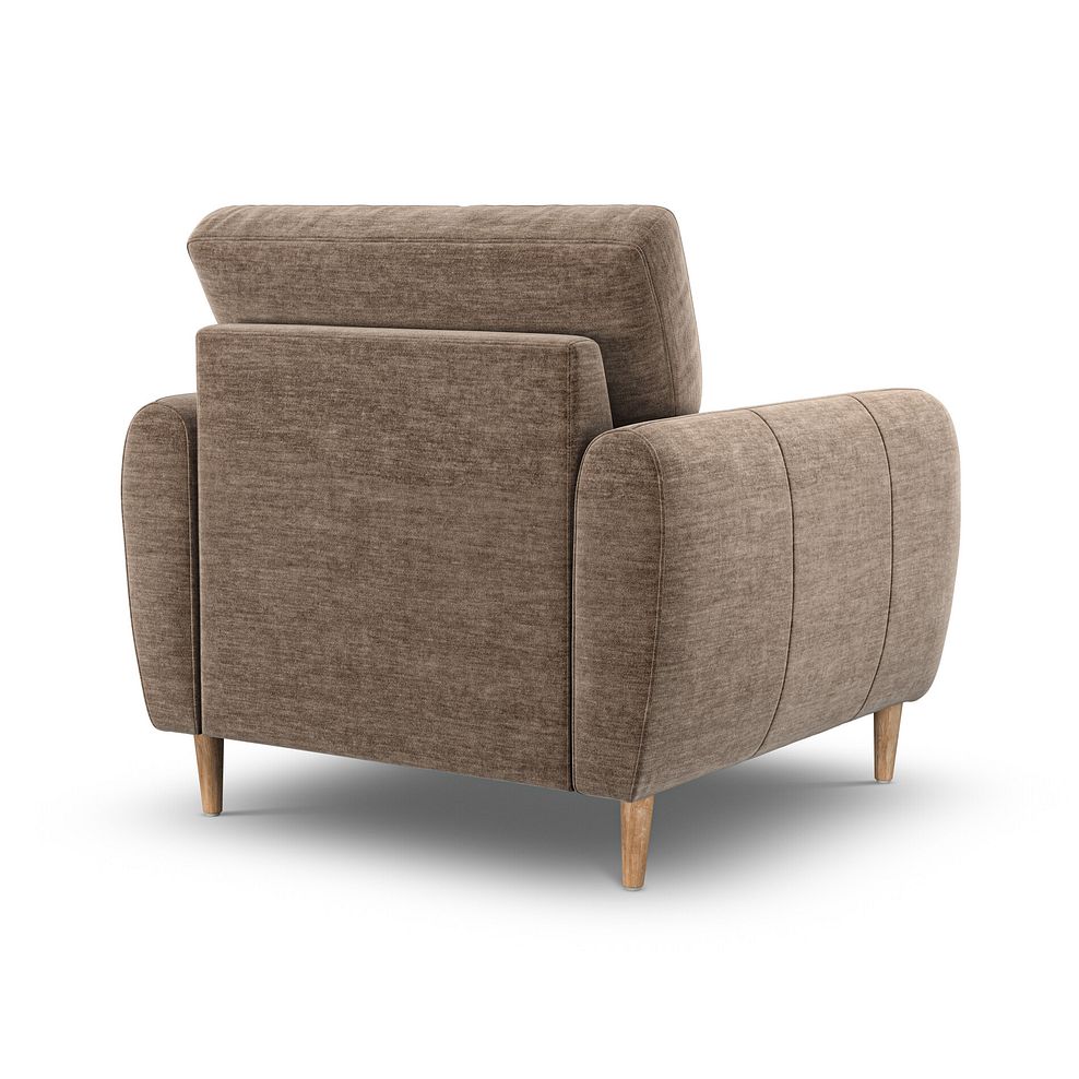 Zara Armchair in Canna Cocoa Fabric 3