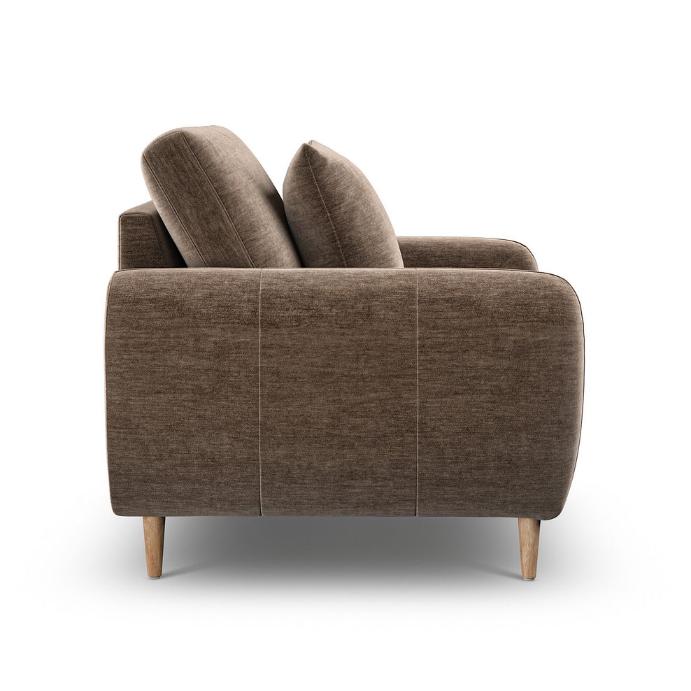 Zara Armchair in Canna Cocoa Fabric 5