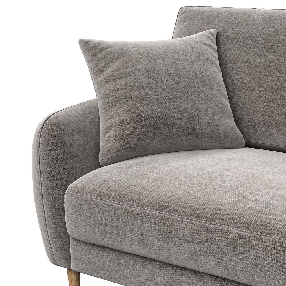Zara Armchair in Canna Grey Fabric 7