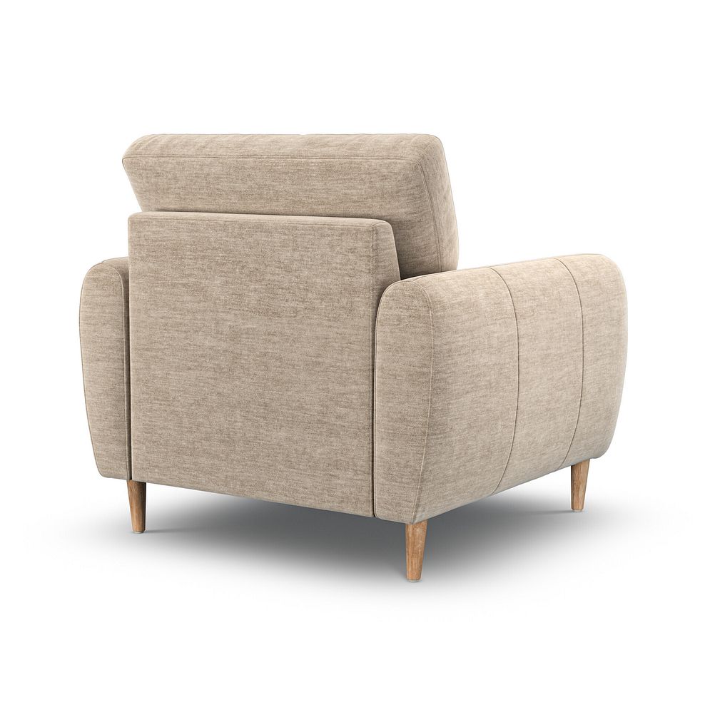 Zara Armchair in Canna Sand Fabric 3