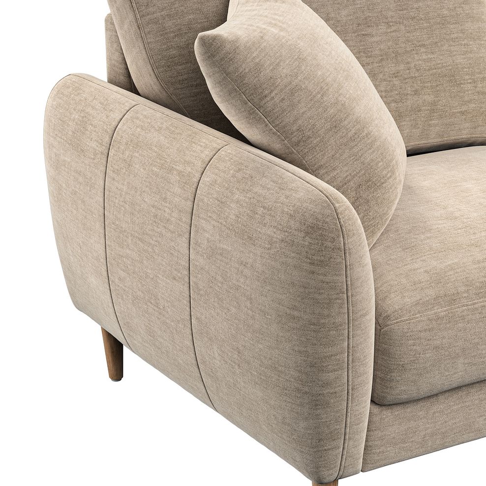 Zara Armchair in Canna Sand Fabric 6