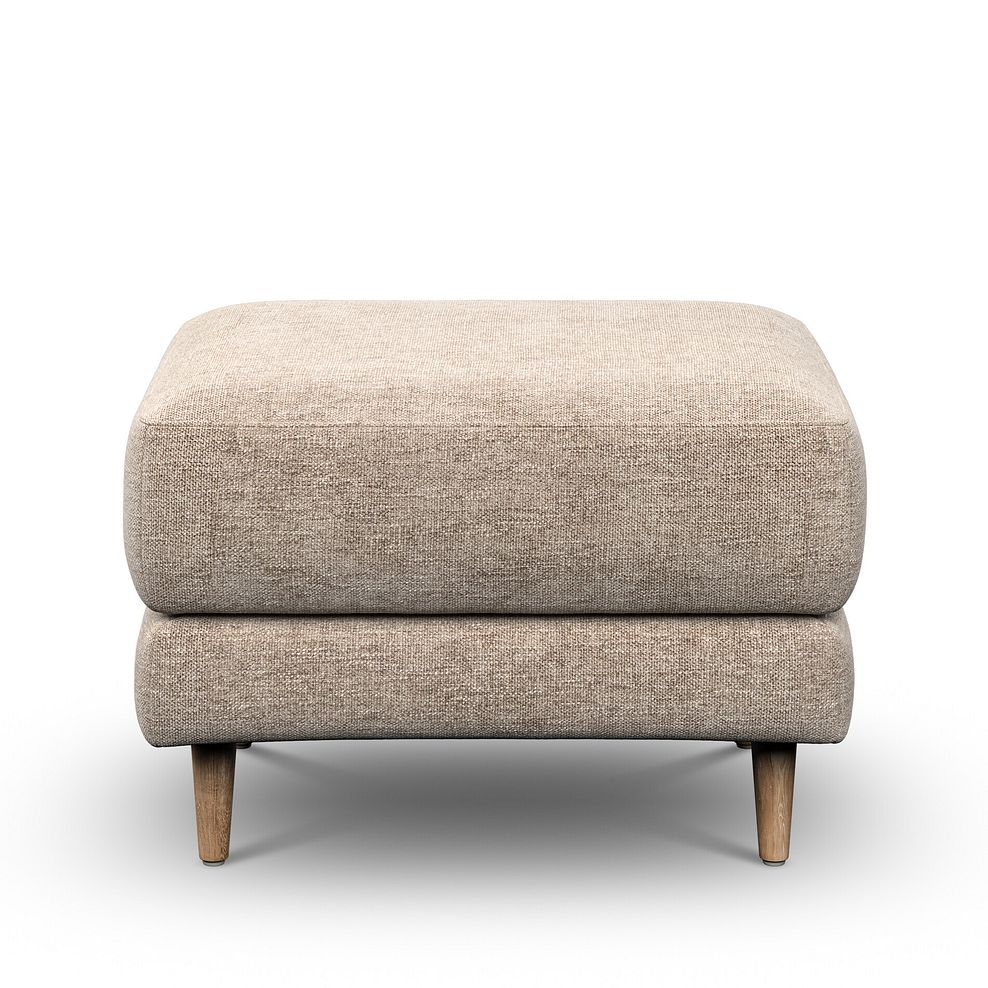 Zara Footstool in Arlan Abalone Fabric 2
