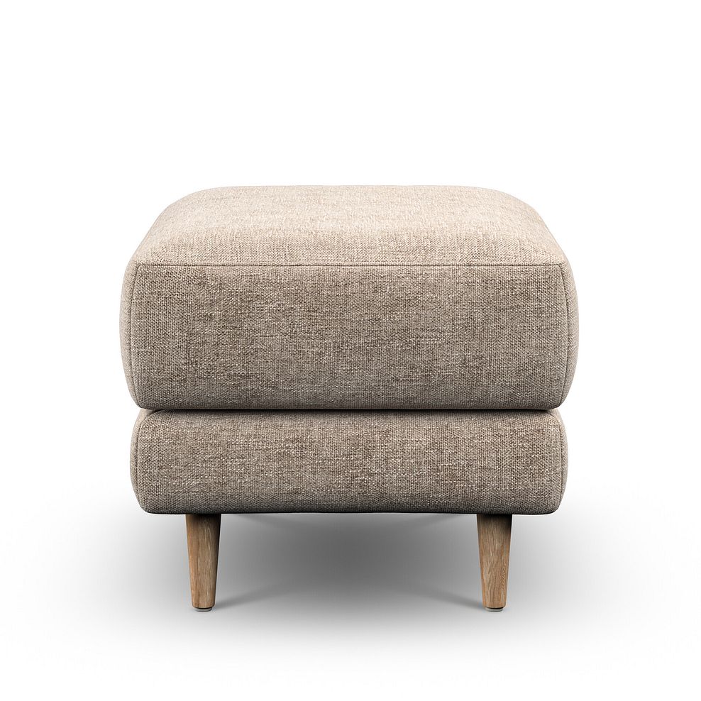 Zara Footstool in Arlan Abalone Fabric 4