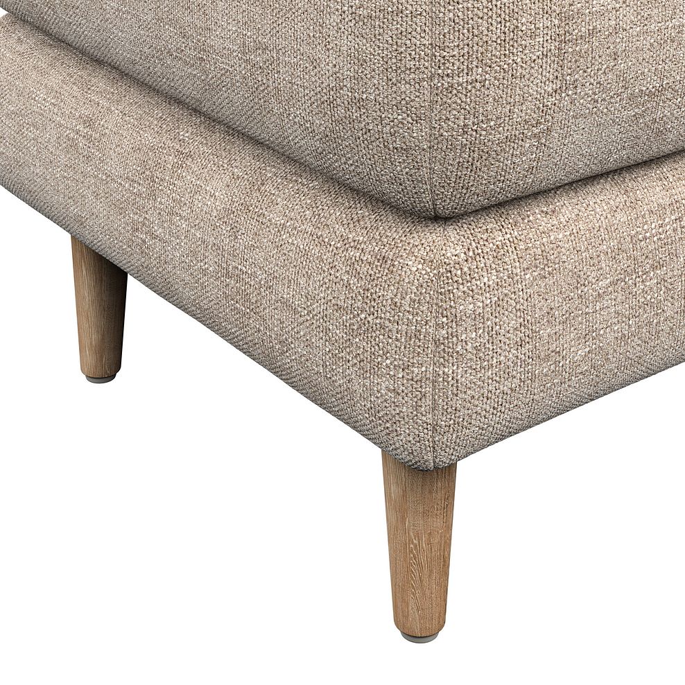 Zara Footstool in Arlan Abalone Fabric 5