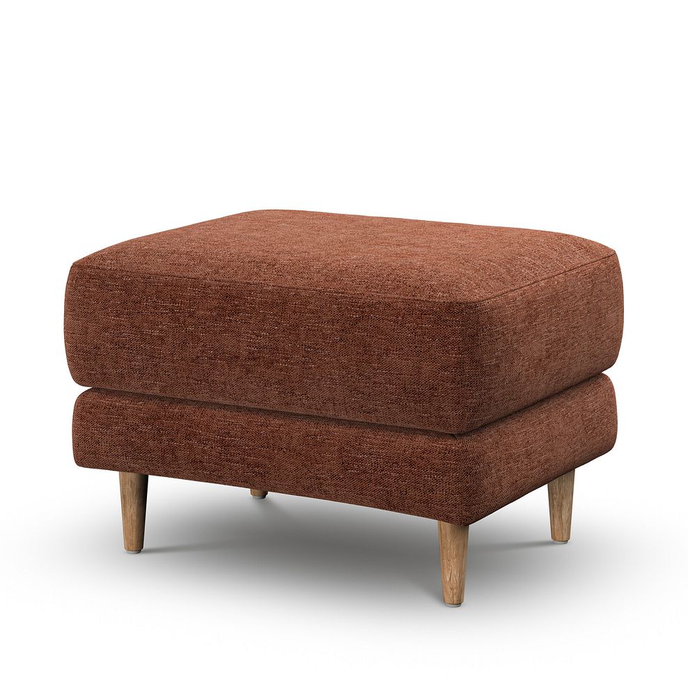 Zara Footstool in Arlan Copperwood Fabric 3