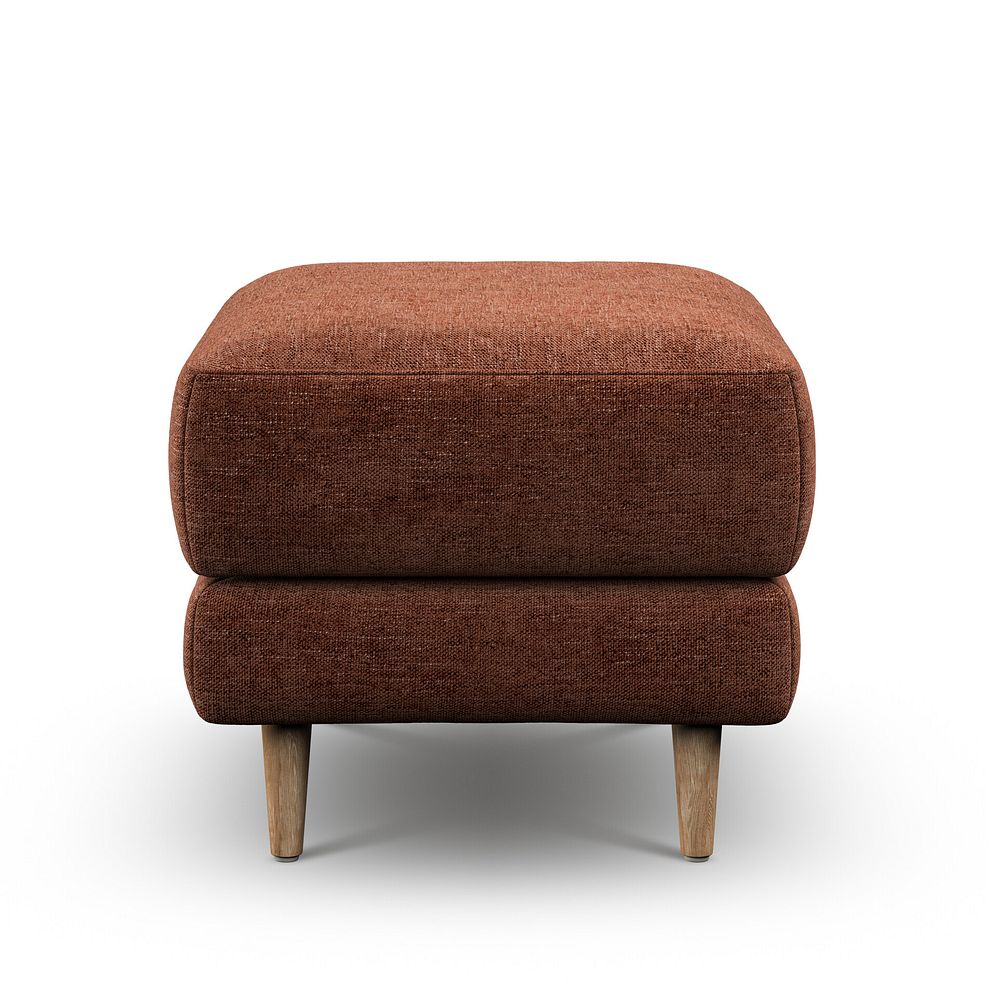 Zara Footstool in Arlan Copperwood Fabric 4