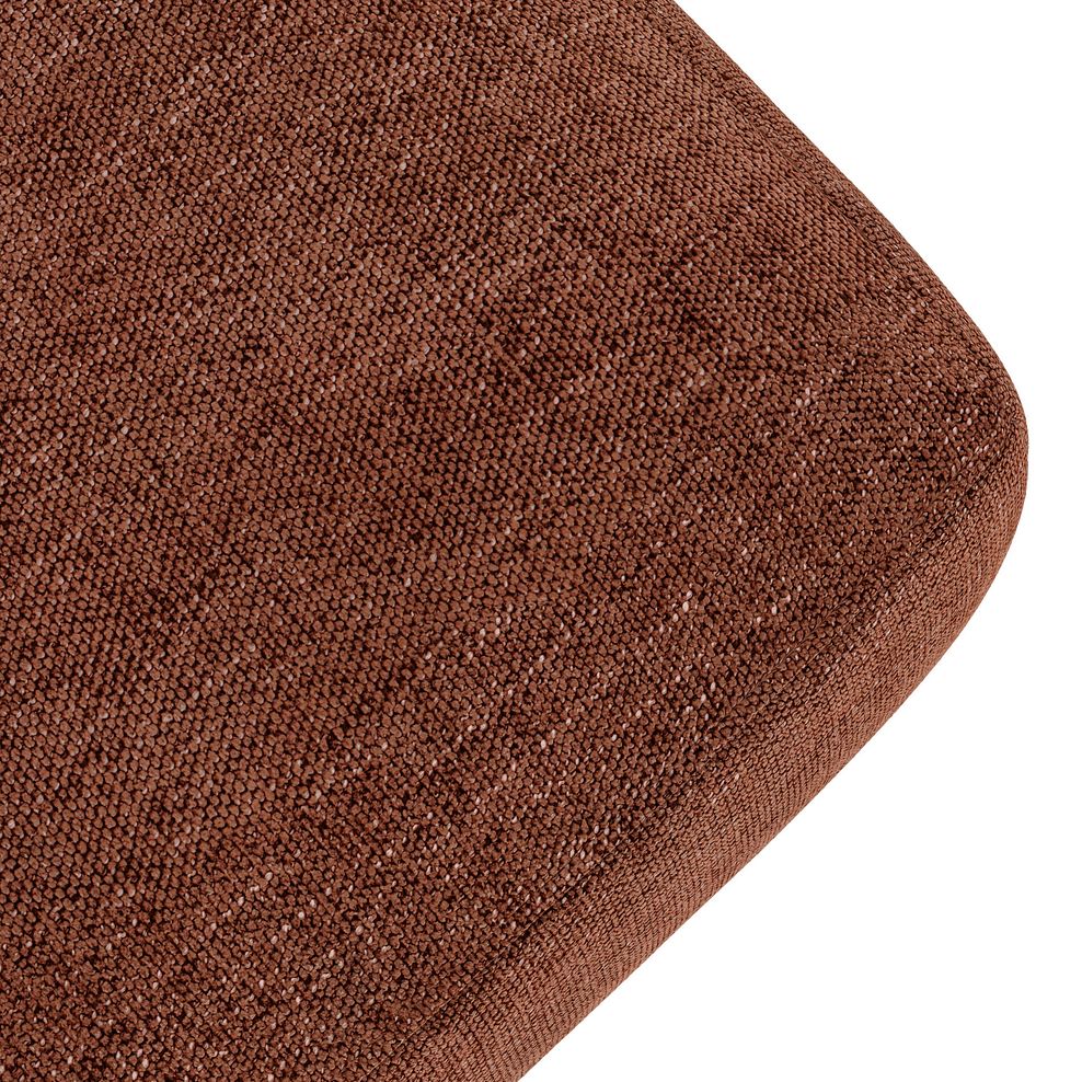 Zara Footstool in Arlan Copperwood Fabric 6