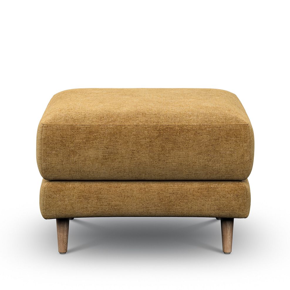 Zara Footstool in Arlan Honeycomb Fabric 2