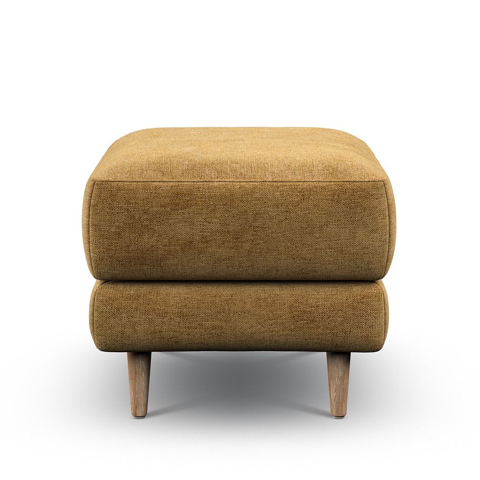 Zara Footstool in Arlan Honeycomb Fabric 4