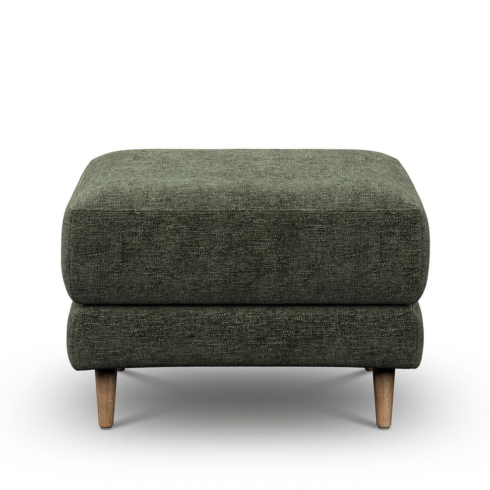 Zara Footstool in Arlan Mossy Fabric 2
