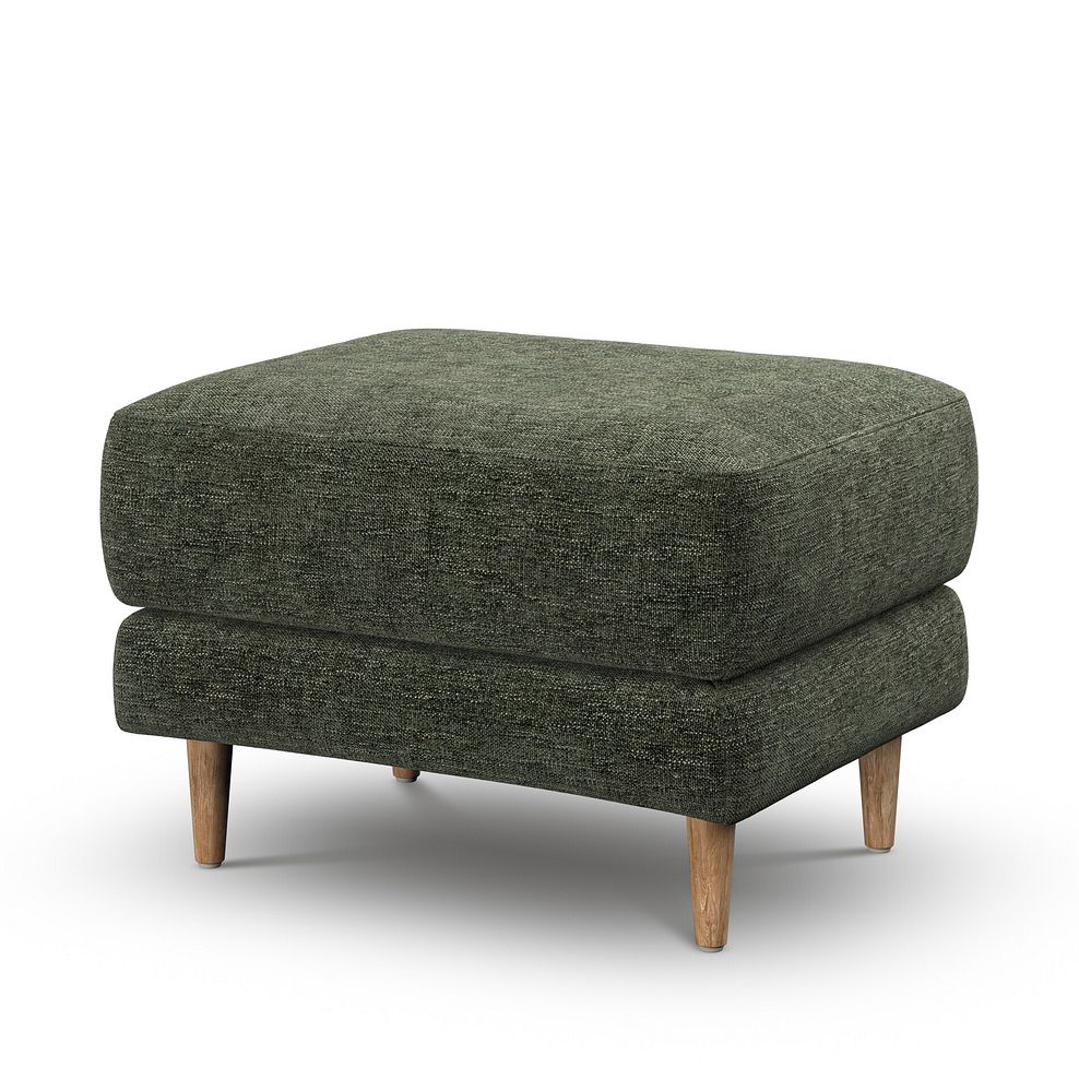 Zara Footstool in Arlan Mossy Fabric 3