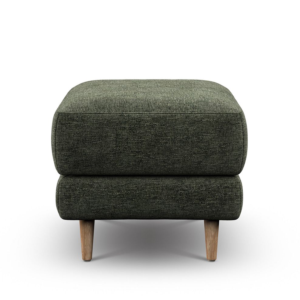 Zara Footstool in Arlan Mossy Fabric 4