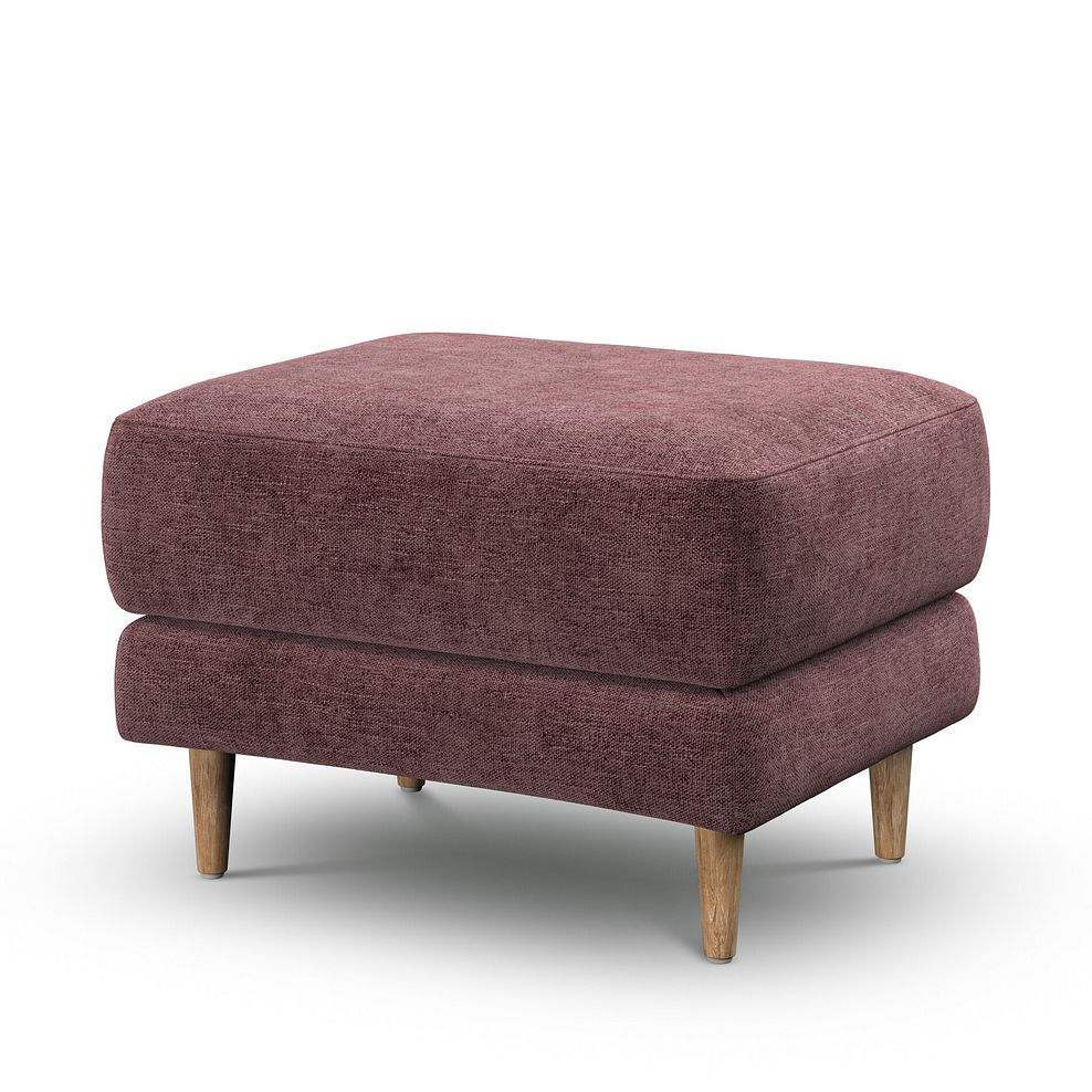 Zara Footstool in Arlan Rosewood Fabric 3