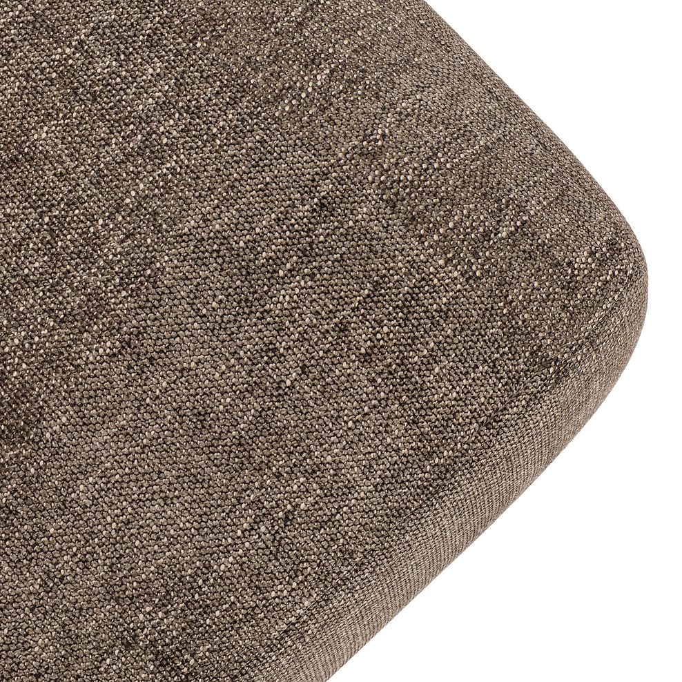 Zara Footstool in Arlan Smokestone Fabric 6