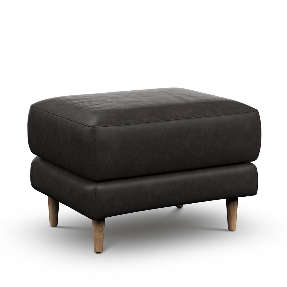 Zara Footstool in Ash Leather 1