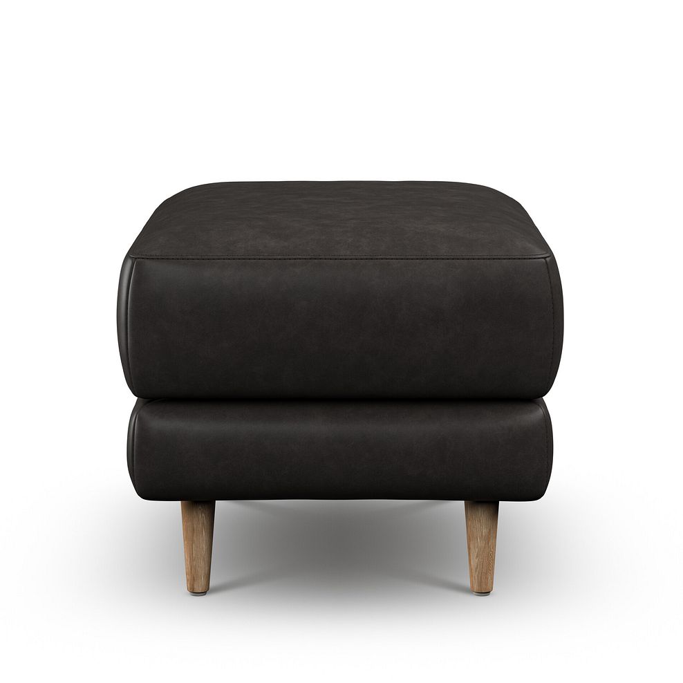 Zara Footstool in Ash Leather 4