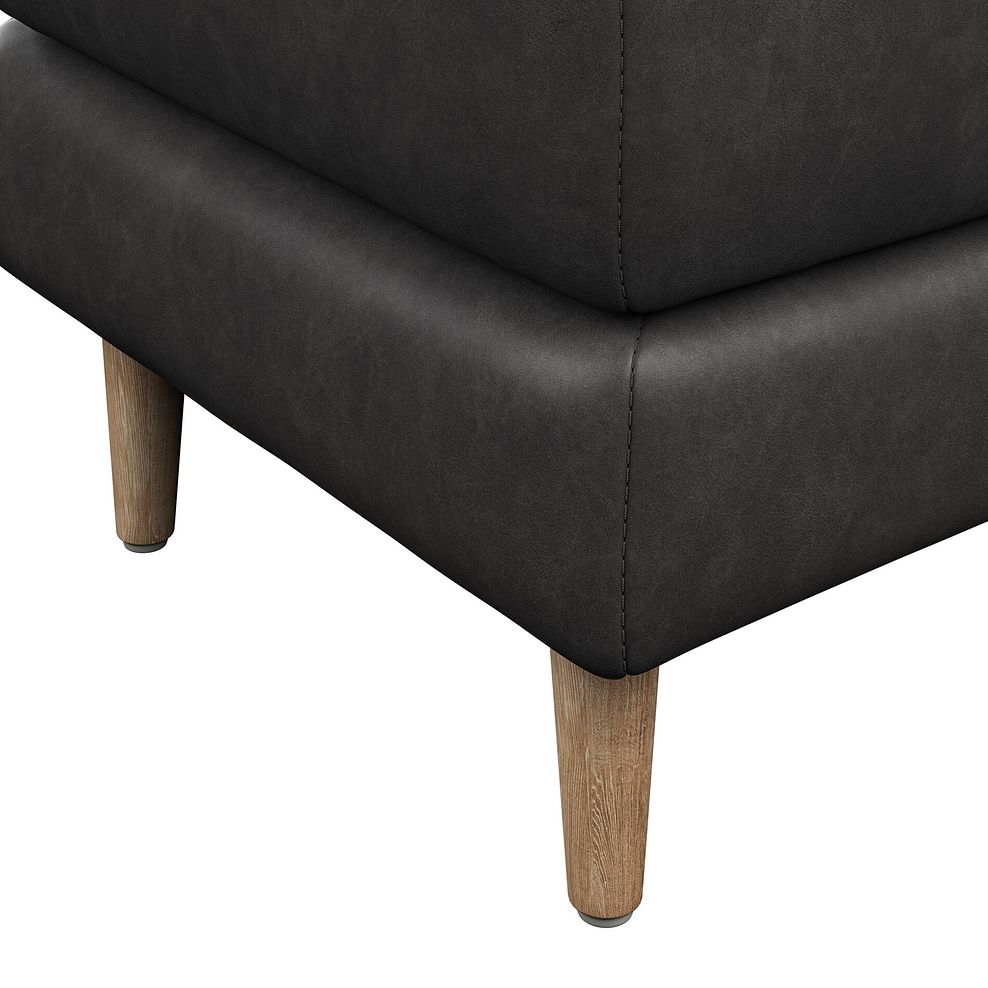 Zara Footstool in Ash Leather 5