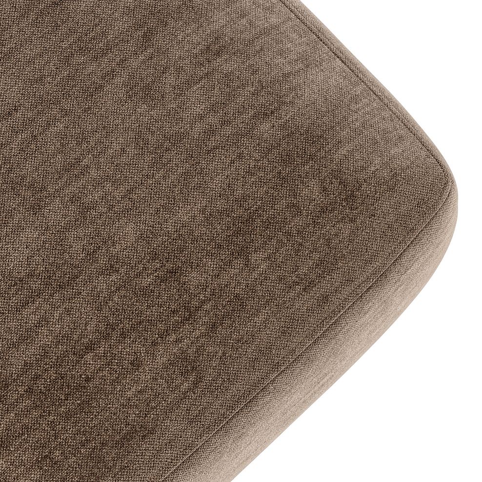 Zara Footstool in Canna Cocoa Fabric 6