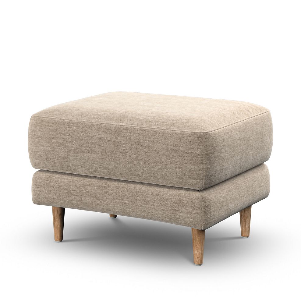 Zara Footstool in Canna Sand Fabric 3