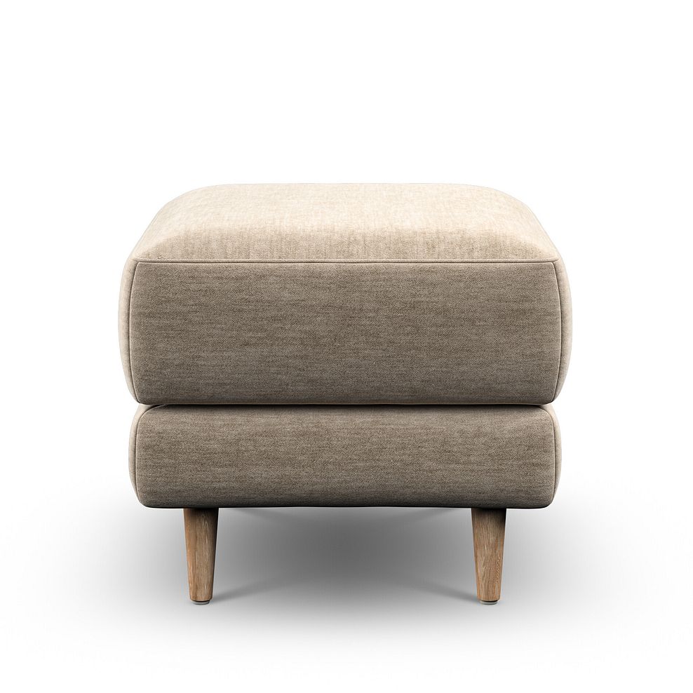 Zara Footstool in Canna Sand Fabric 4