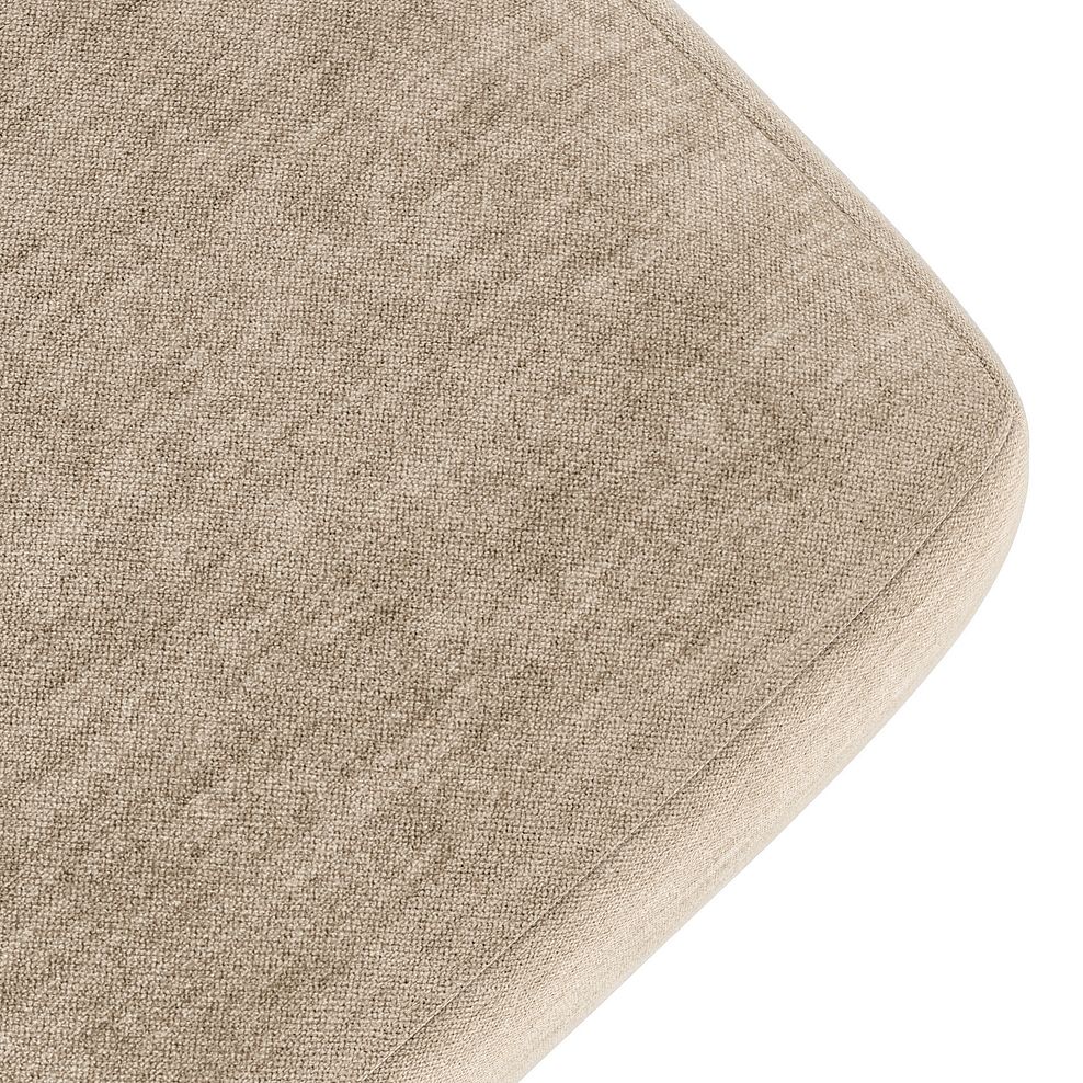 Zara Footstool in Canna Sand Fabric 6