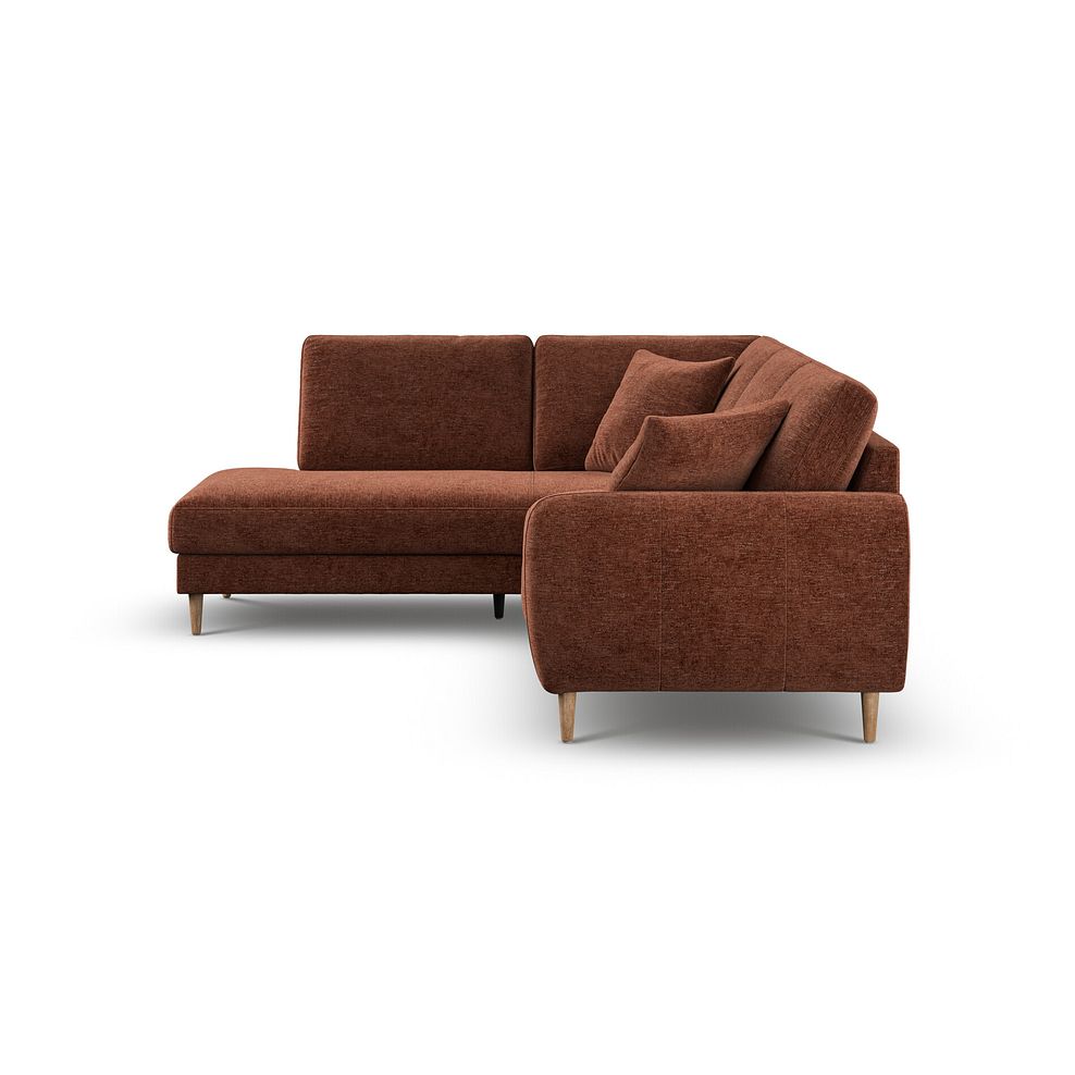 Zara Left Hand Corner Chaise Sofa in Arlan Copperwood Fabric 5