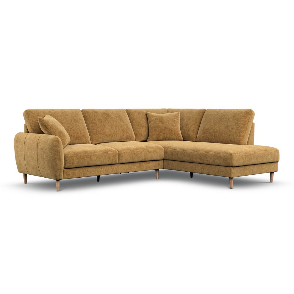 Zara Left Hand Corner Chaise Sofa in Arlan Honeycomb Fabric 1