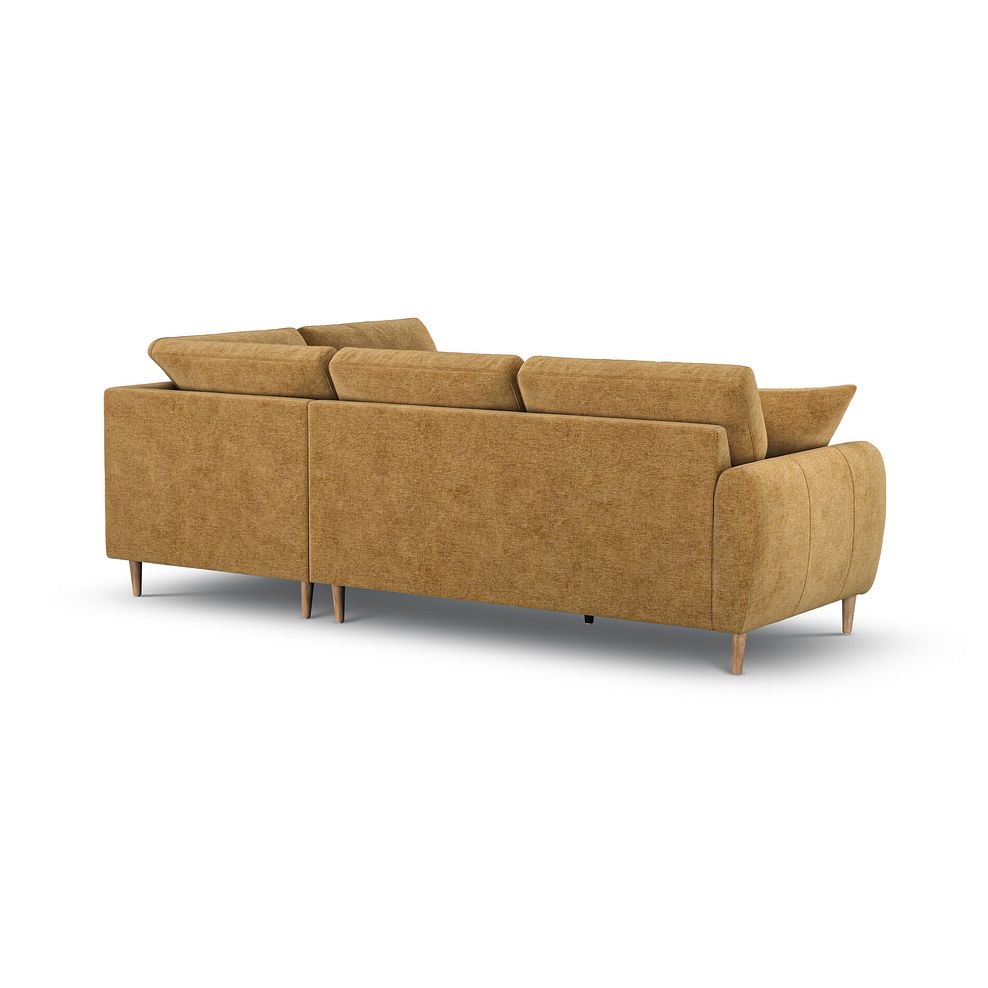 Zara Left Hand Corner Chaise Sofa in Arlan Honeycomb Fabric 3
