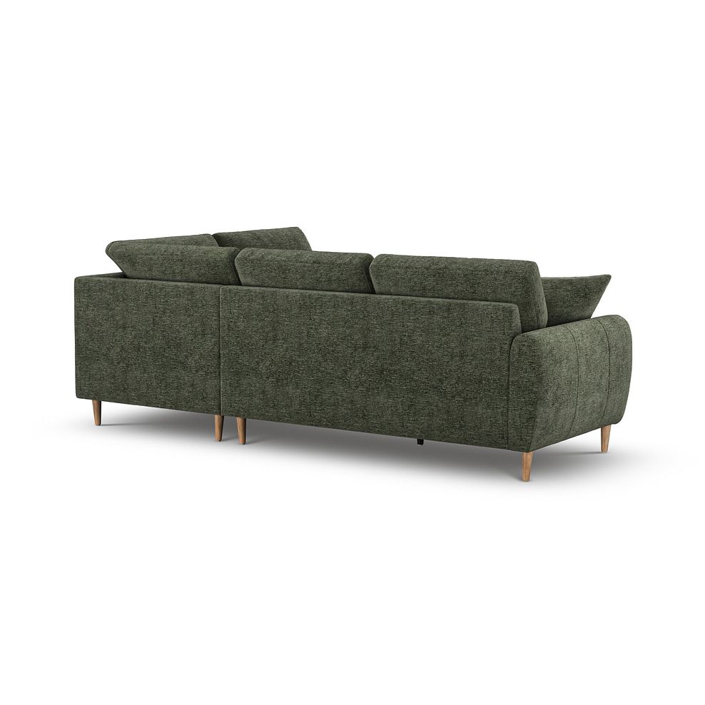 Zara Left Hand Corner Chaise Sofa in Arlan Mossy Fabric 3