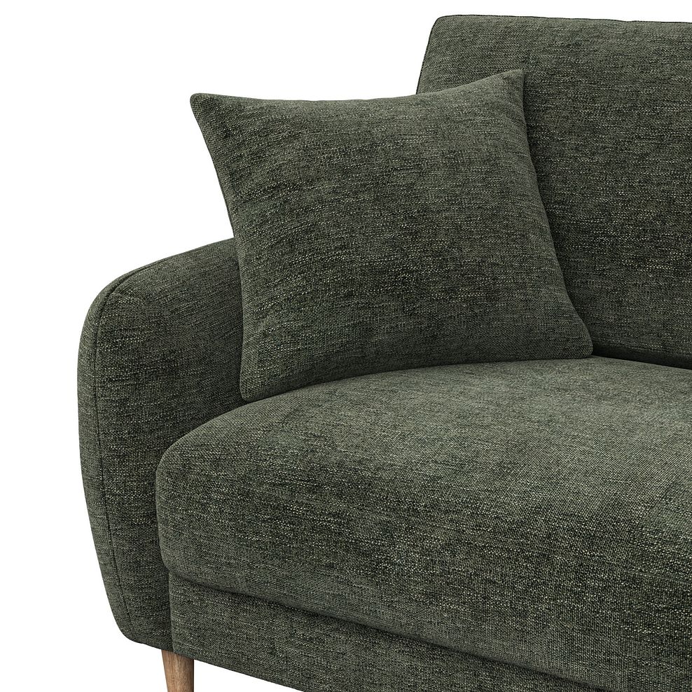 Zara Left Hand Corner Chaise Sofa in Arlan Mossy Fabric 7