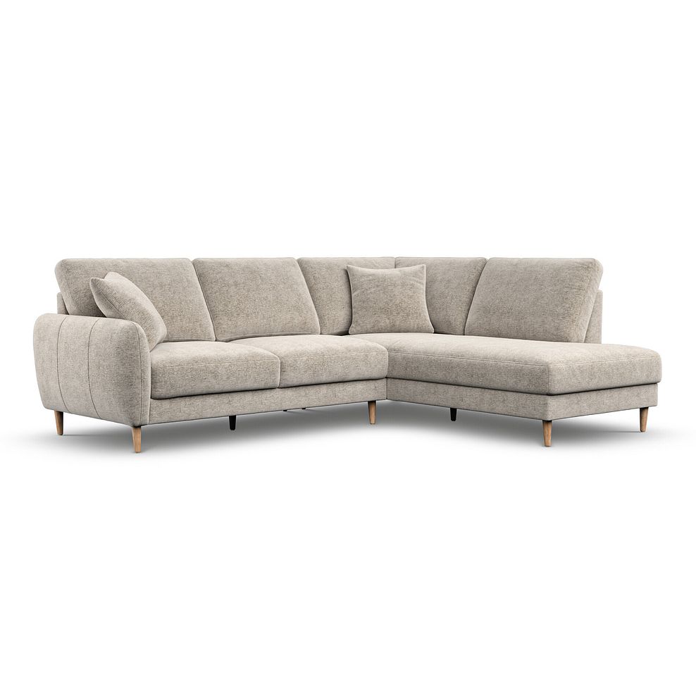 Zara Left Hand Corner Chaise Sofa in Arlan Noble Fabric 1
