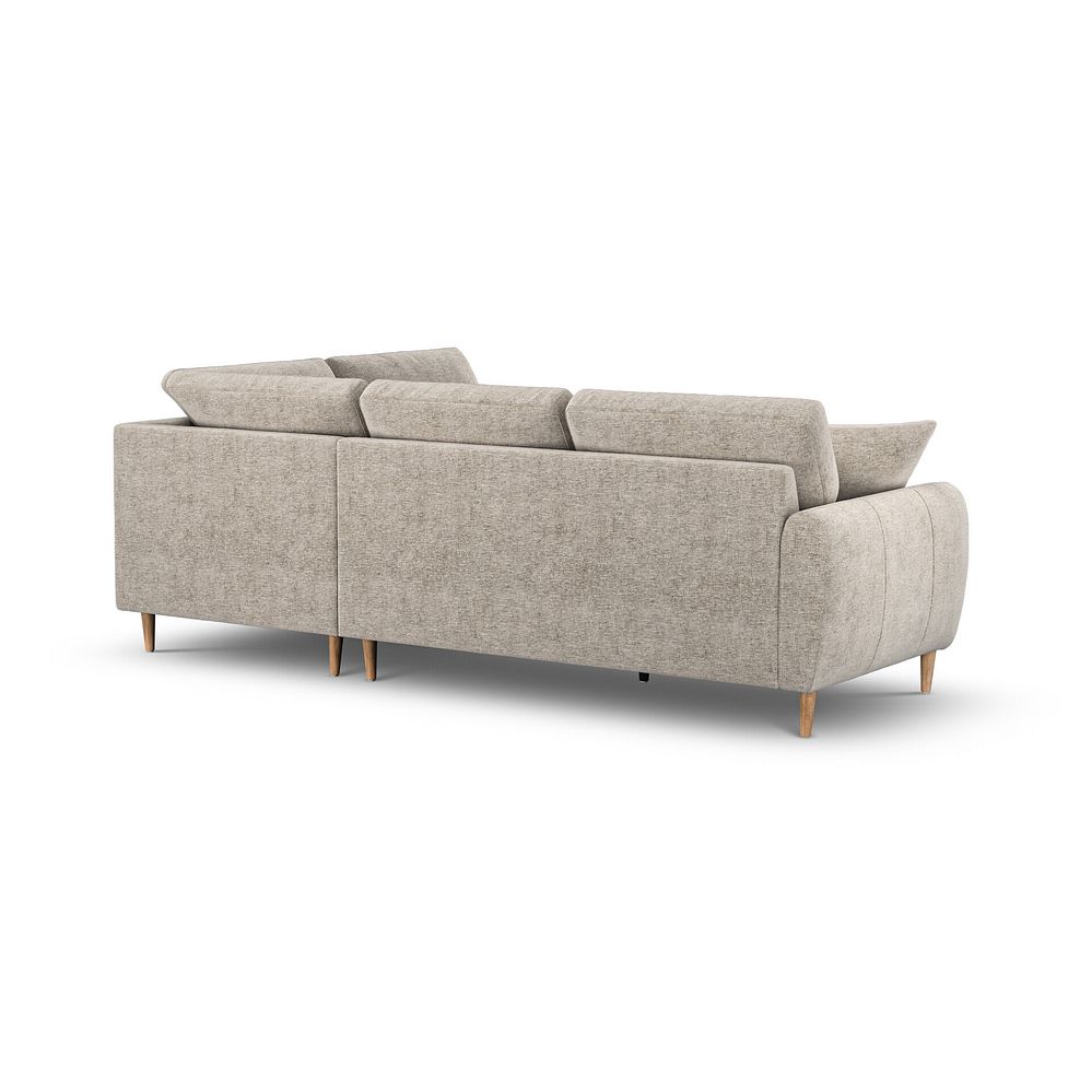 Zara Left Hand Corner Chaise Sofa in Arlan Noble Fabric 3