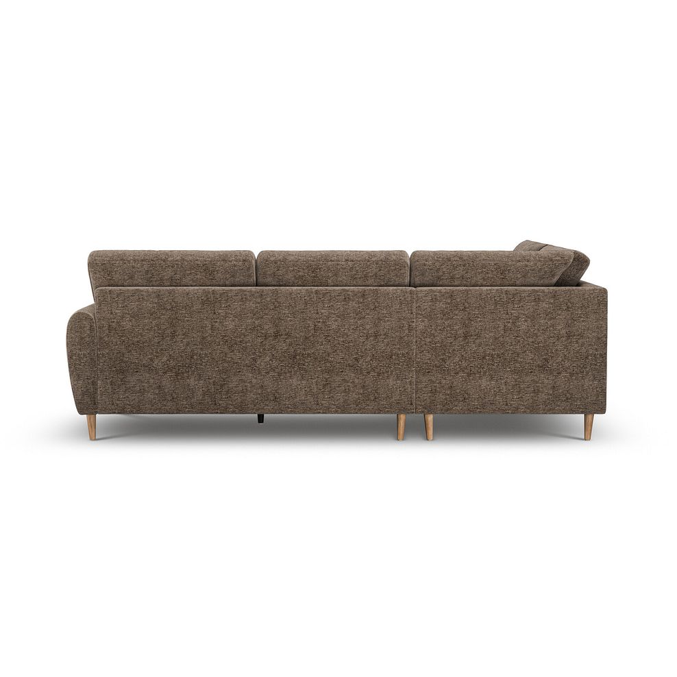 Zara Left Hand Corner Chaise Sofa in Arlan Smokestone Fabric 4