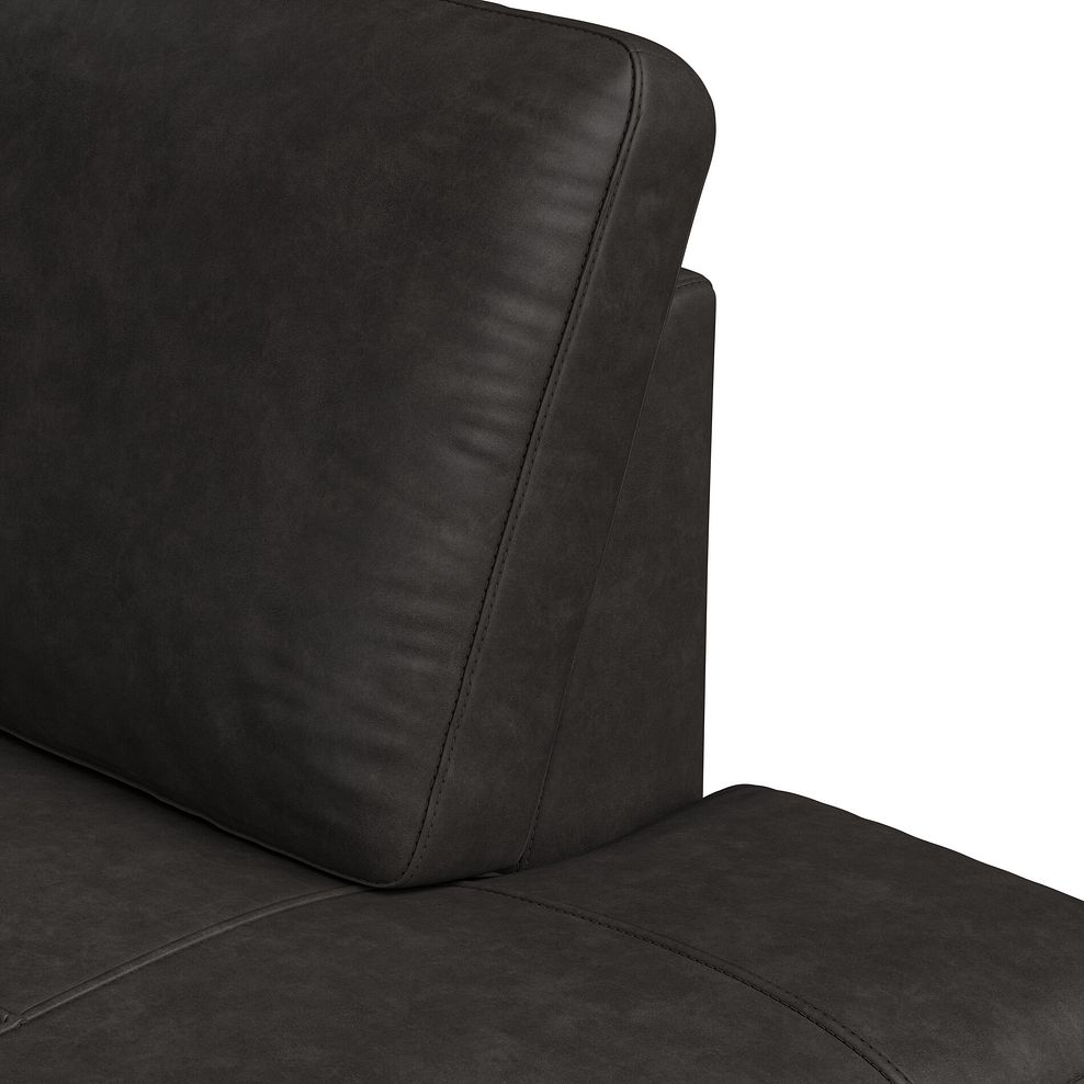 Zara Left Hand Corner Chaise Sofa in Ash Leather 11