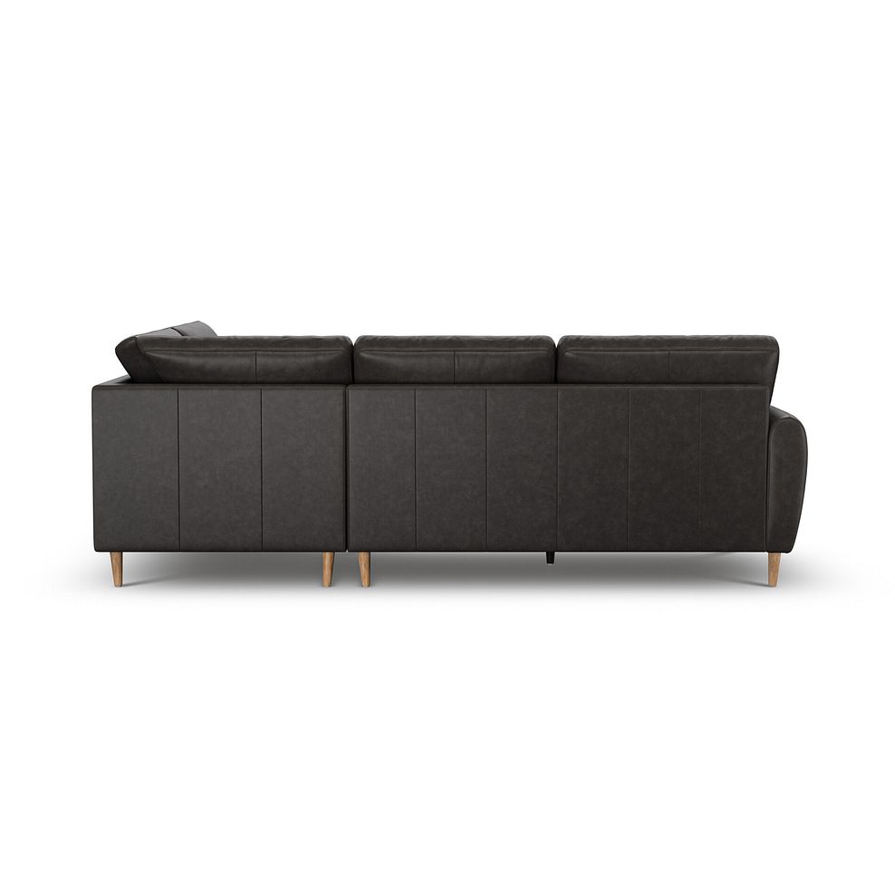 Zara Left Hand Corner Chaise Sofa in Ash Leather 4