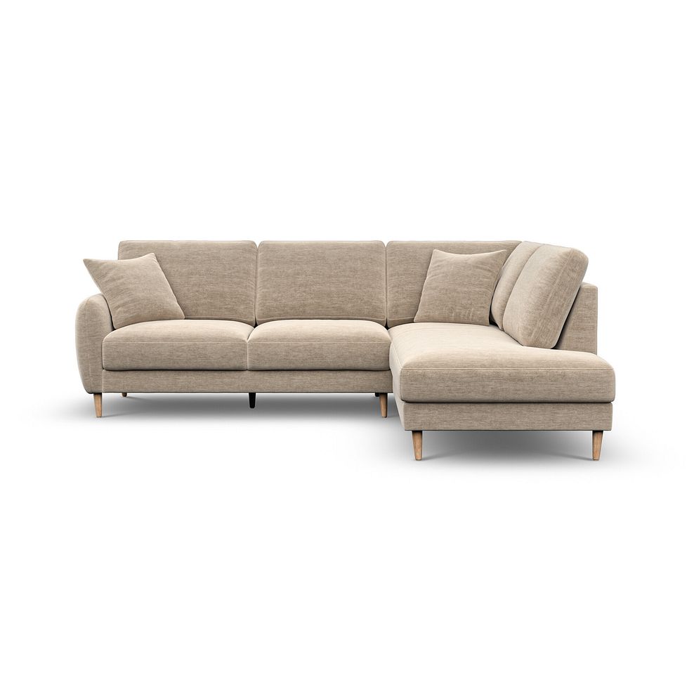 Zara Left Hand Corner Chaise Sofa in Canna Sand Fabric 2