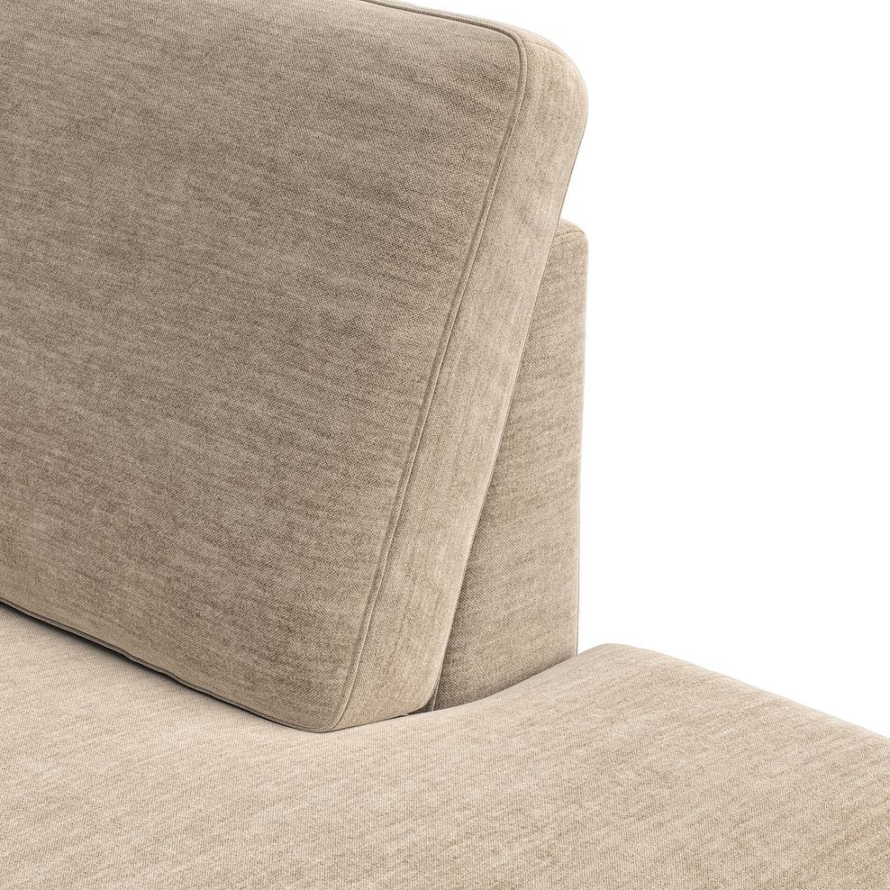 Zara Left Hand Corner Chaise Sofa in Canna Sand Fabric 11