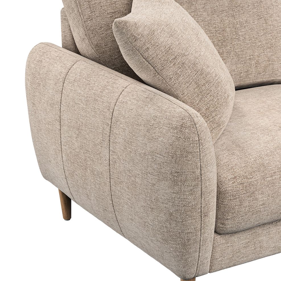 Zara Right Hand Corner Chaise Sofa in Arlan Abalone Fabric 6