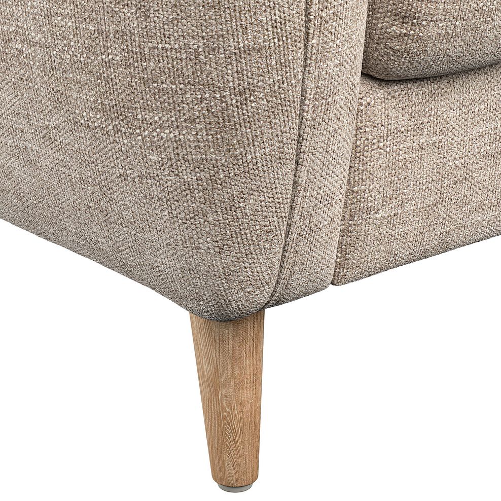 Zara Right Hand Corner Chaise Sofa in Arlan Abalone Fabric 8