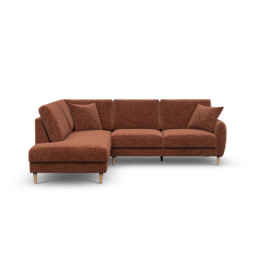 Zara Right Hand Corner Chaise Sofa in Arlan Copperwood Fabric 2